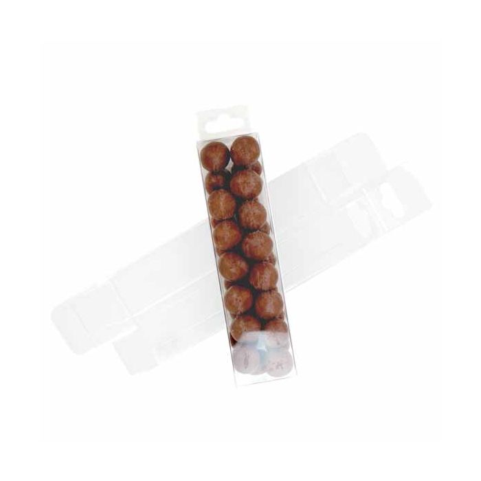 Klarsichtschachteln 3.8x3.2x15.2cm mit Aufhängeloch (25 Stück) [HFB221]