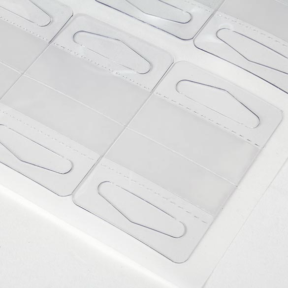 Aufhängehaken klebend mit Delta Loch Groß (1 Blatt) [HT4]