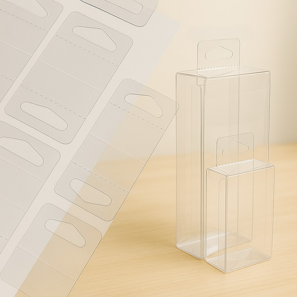 Aufhängehaken klebend mit Delta Loch Groß (1 Blatt) [HT4]