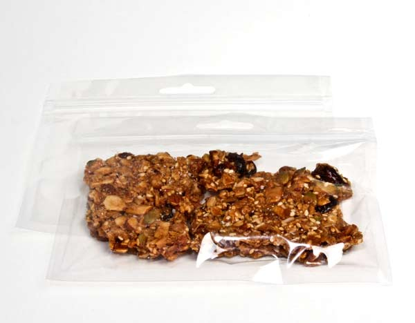 Druckverschlussbeutel mit Euroloch PP 22.9x10.2cm Laminiert (100 Stück) [HZB94]