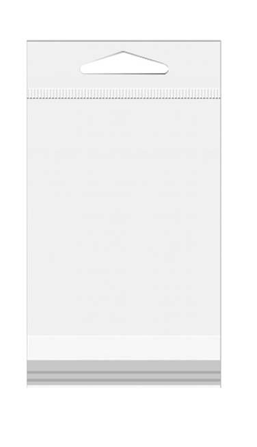 Headerbags 9.7x14.2cm Reclosable and Crystal Clear