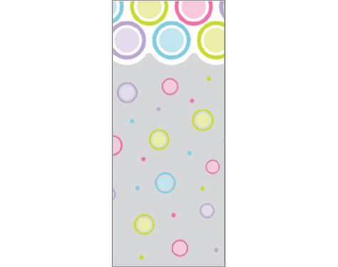 Printed Bags Dots Artistic 8.9x5.1x19.1cm with side gusset