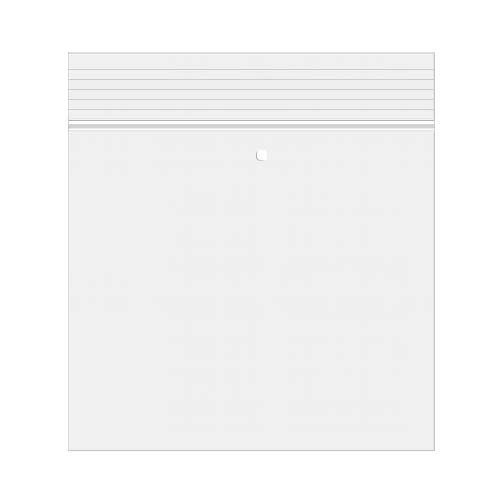 Grip Seal Bags 18x18cm Crystal Clear PP 50 micron