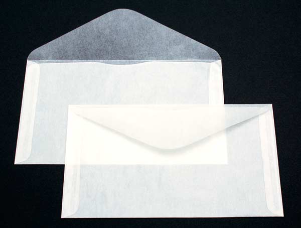 Glassine Paper Envelopes 17x9.5cm