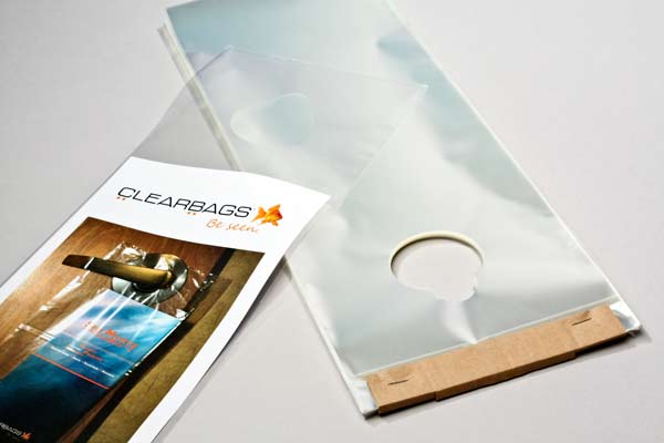 Mailing Bags with Handles 15.6x31.4cm 30 micron