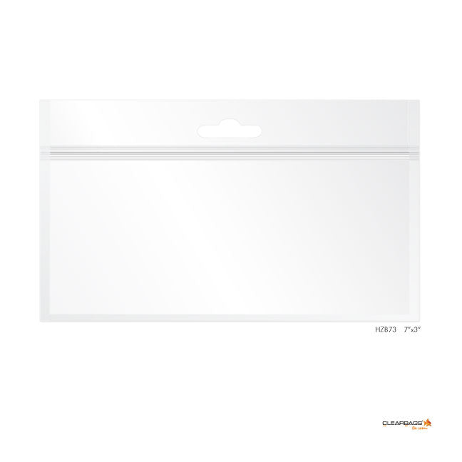 Grip Seal Bags with Euroslot 17.8x7.6cm laminated