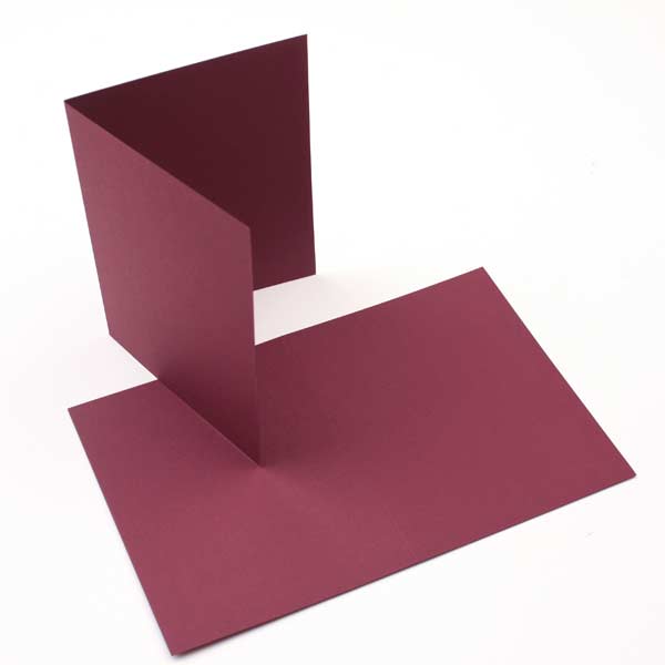 Cards Burgundy 14x10.8cm