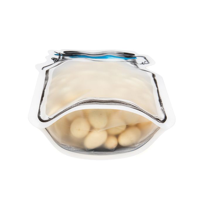 Standbodenbeutel Glasgefäß-Form 14.9x6.7x24.3cm (25 Stück) [JARLG]