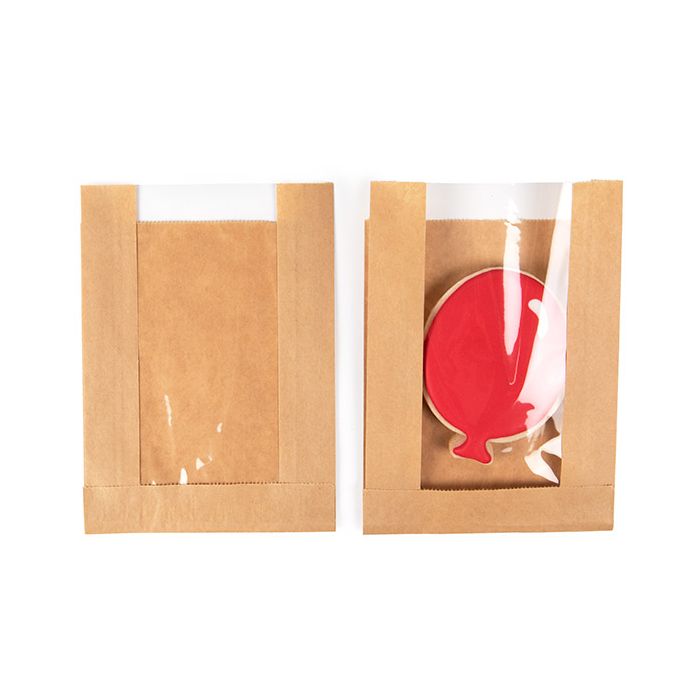 Kraft Klappenbeutel 13x2,9x17,8 cm mit Seitenfalte (100 Stück) [KBB6]