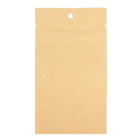 Druckverschlussbeutel Kraft 7.6x11.4cm (100 Stück) [HZBB3K]