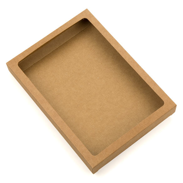 Pappschachteln mit Sichtfenster 13.7x2.2x18.7cm (25 Stück) [WKR266]