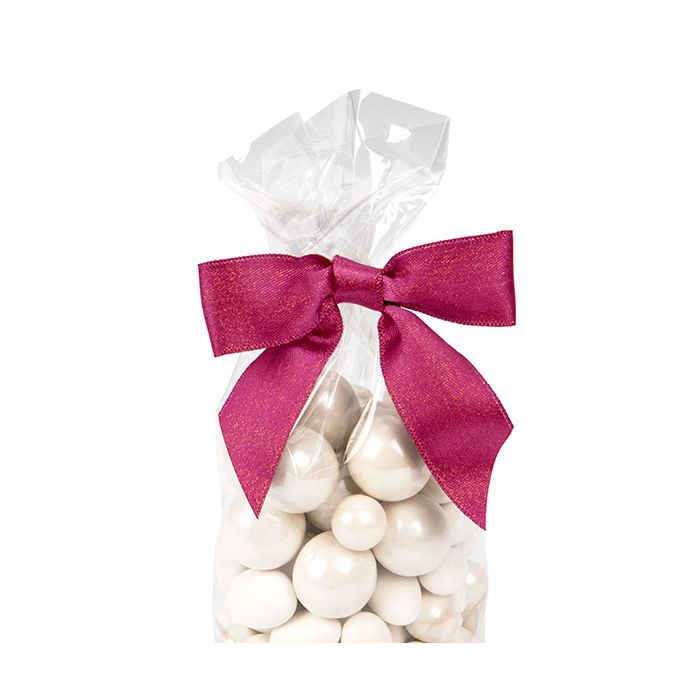 Schleife vorgebunden Metallic Hot Rosa 8,9 cm (25 Stück) [MBOWP]