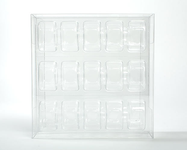 Klarsichtschachteln 19.5x5.1x19.1cm Transparent (25 Stück) [FPB258]