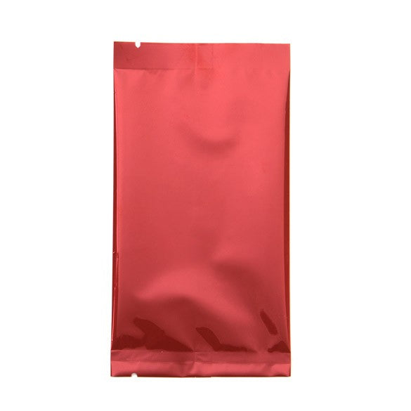 Kunststoffbeutel Rot 7.5x14cm Metallisiert und Verschweißbar (100 Stück) [SVP35HR]