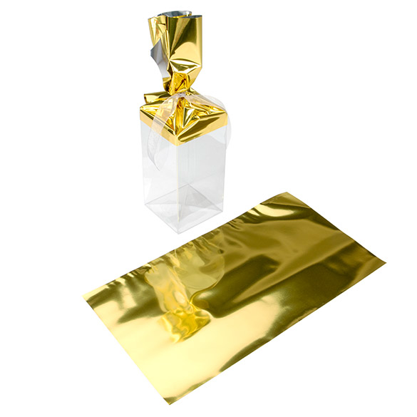 Folientopper Metallic Gold 17,8x33 cm (25 Stück) [MT2G]