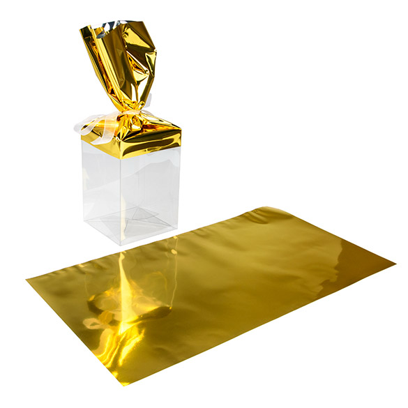 Folientopper Metallic Gold 22,9x43,2 cm (25 Stück) [MT3G]