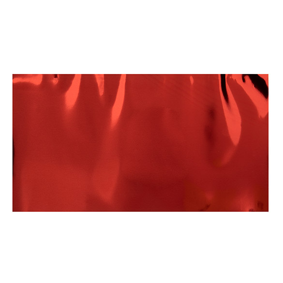 Folientopper Metallic Rot 17,8x33 cm (25 Stück) [MT2R]