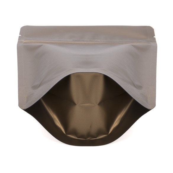 Standbodenbeutel Bronze 10.2x6x15.2cm | 57 Gramm (100 Stück) [ZBGM2BZ]