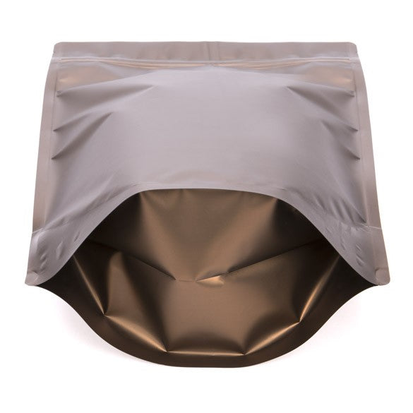 Standbodenbeutel Bronze 23x12x34.5cm | 900 Gramm (100 Stück) [ZBGM6BZ]