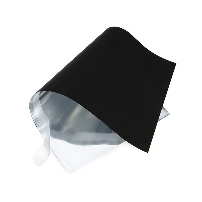 Folientopper Metallic Matt Schwarz 12,7x22,9 cm (25 Stück) [MT1MB]