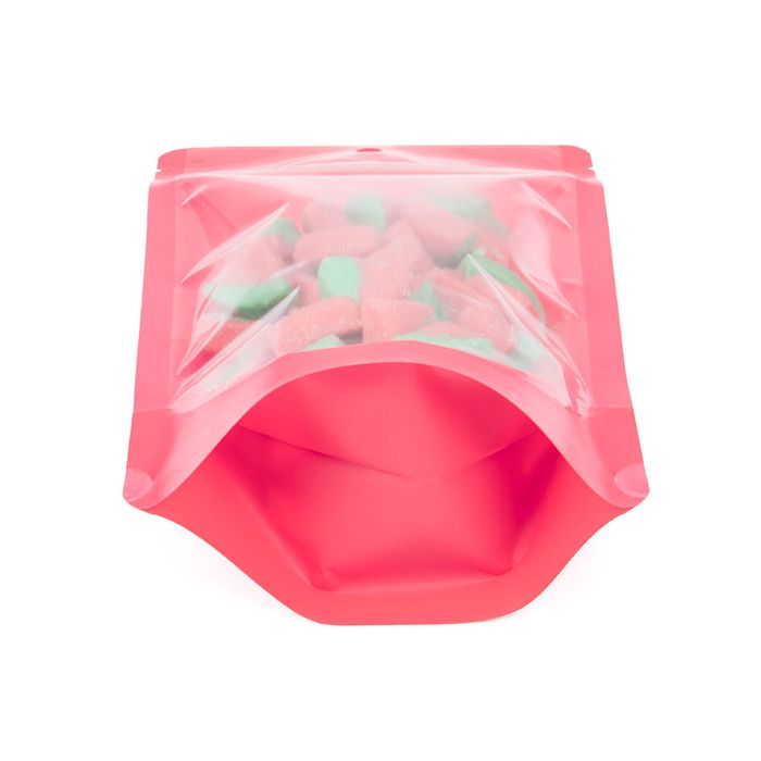 Standbodenbeutel Neon Rosa 13x7.9x20.6 cm (100 Stück) [ZBGN3PK]