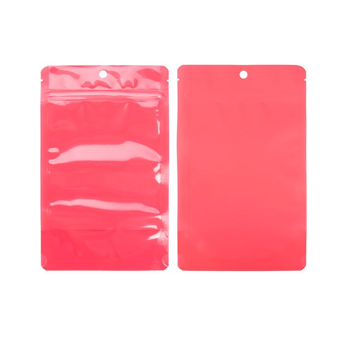 Standbodenbeutel Neon Wassermelone 13x7.9x20.6 cm (100 Stück) [ZBGN3W]