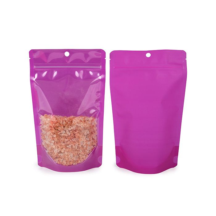 Standbodenbeutel Neon Purpel 13x7.9x20.6 cm (100 Stück) [ZBGN3PR]