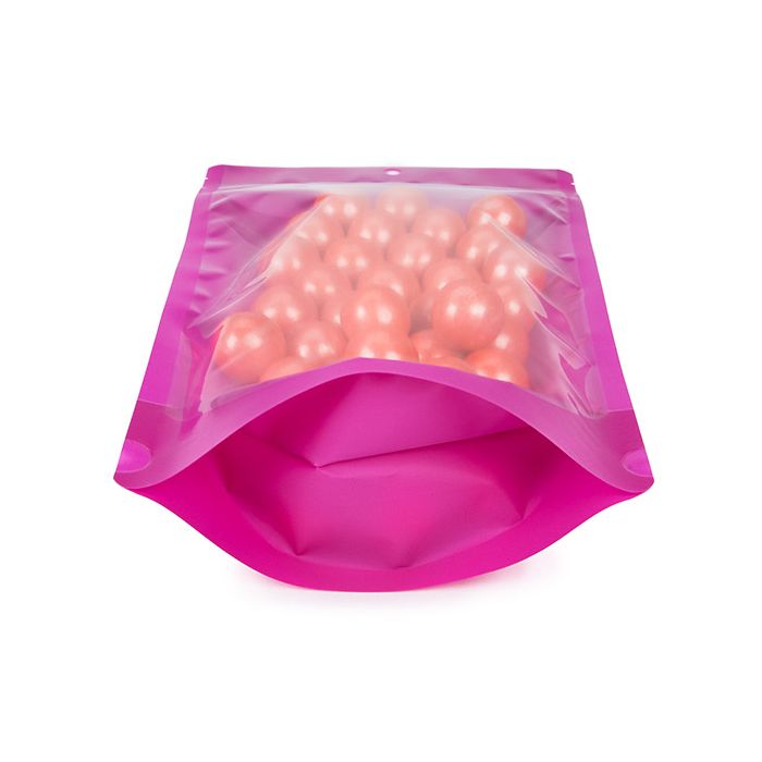 Standbodenbeutel Neon Purpel 17.1x8.9x28.6 cm (100 Stück) [ZBGN4PR]