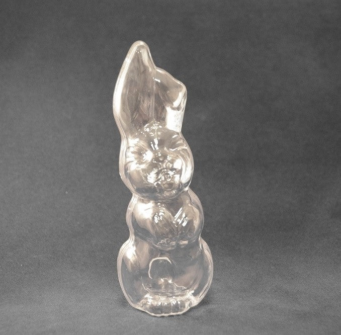 Transparenter Osterhase aus Plastik 18.4x6.9cm (25 Stück) [PEP-1116190]