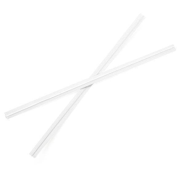 Verschluss-Streifen 10,2x0,4cm Weiß Papier (1.000 Stück) [TT4WH]