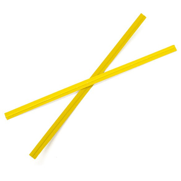 Verschluss-Streifen 10.2x0.4cm Papier Gelb (1,000 Stück) [TT4Y]