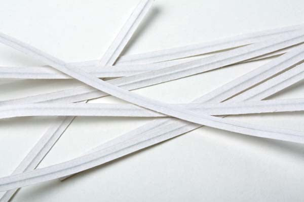 Verschluss-Streifen 10,2x0,4cm Weiß Papier (1.000 Stück) [TT4WH]