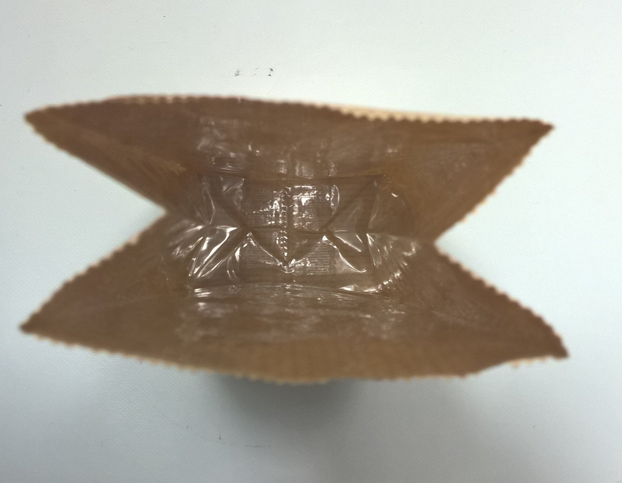 Blockbodenbeutel Kraft Braun mit OPP gefüttert 8x4.2x18cm | 100-125 Gramm (100 Stück) [PAB818]