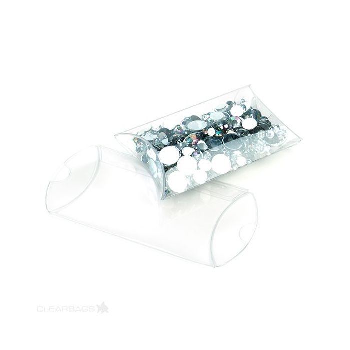Kissenschachteln Transparent 6.4x2.2x10.2cm (25 Stück) [PB100NH]