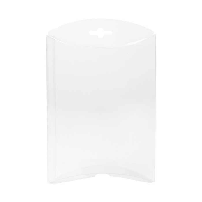 Kissenschachteln Transparent 15.2x3.8x20.3cm mit Aufhängeloch (25 Stück) [PB79]