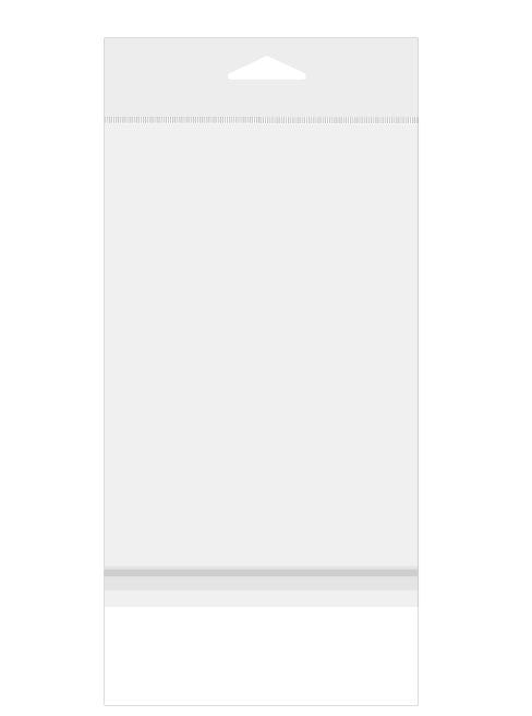 Headerbeutel Transparent 16.5x24.1cm mit Schutzverschluss (100 Stück) [HB6H9HPC]