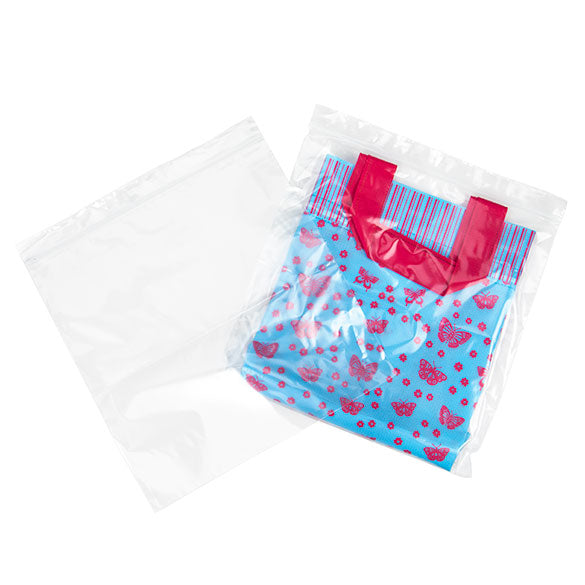 Druckverschlussbeutel Transparent 25.5x25.5cm PE 50 Mikron (100 Stück) [2PE1010]