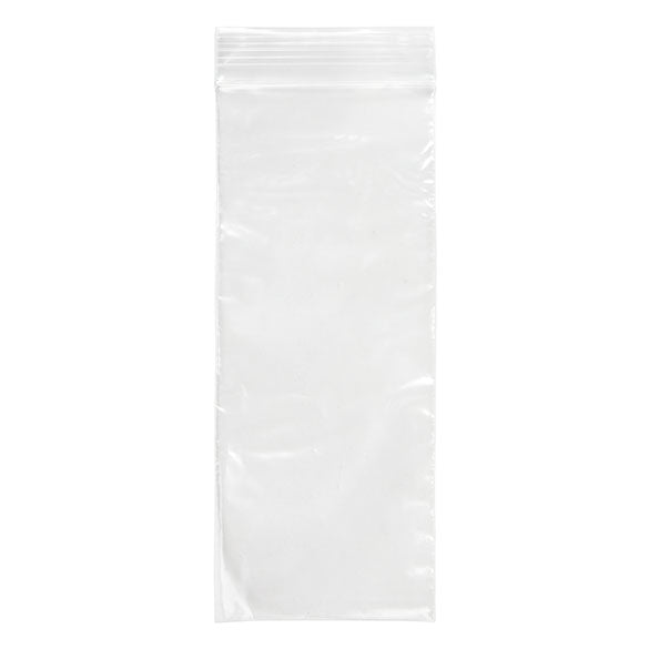 Druckverschlussbeutel Transparent 7.5x18cm PE 50 Mikron (100 Stück) [2PE37]