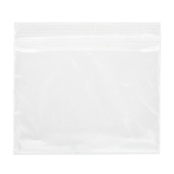 Druckverschlussbeutel Transparent 10x7.5cm PE 50 Mikron (100 Stück) [2PE43]