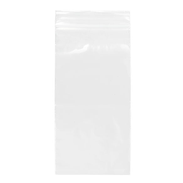 Druckverschlussbeutel Transparent 10x20.5cm PE 50 Mikron (100 Stück) [2PE48]