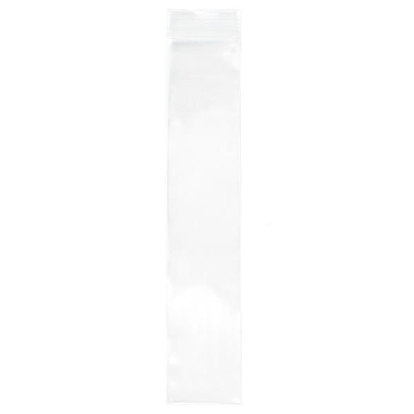 Druckverschlussbeutel Transparent 5x25.5cm PE 100 Mikron (100 Stück) [4PE210]