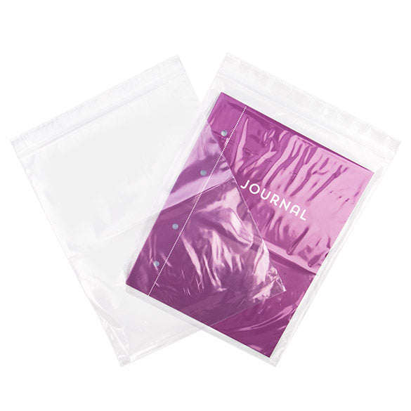 Druckverschlussbeutel Transparent 20.5x25.5cm PE 50 Mikron (100 Stück) [2PE810]