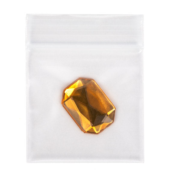 Druckverschlussbeutel Transparent 5x5cm PE 100 Mikron (100 Stück) [4PE22]