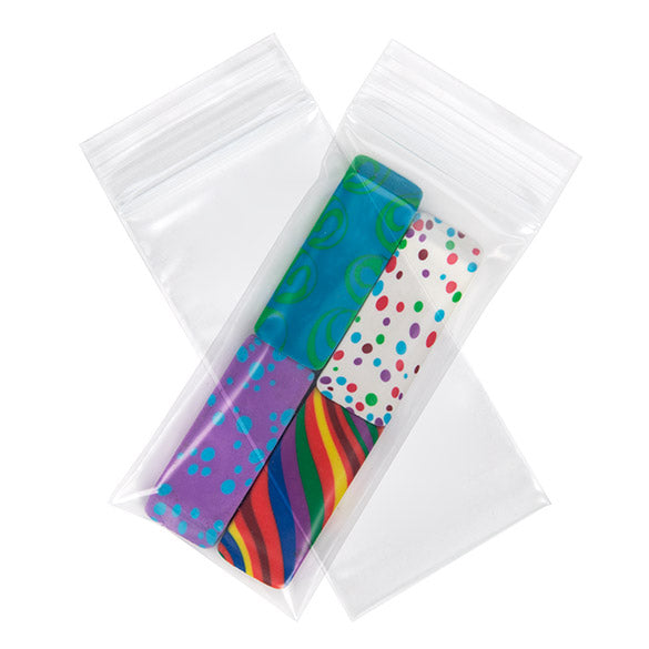 Druckverschlussbeutel Transparent 5x15cm PE 100 Mikron (100 Stück) [4PE26]