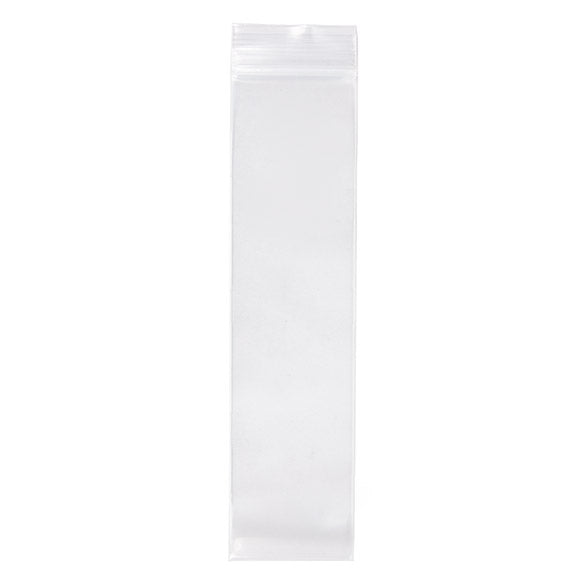 Druckverschlussbeutel Transparent 5x20.5cm PE 100 Mikron (100 Stück) [4PE28]