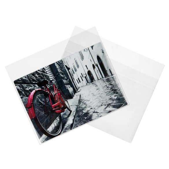 Klappenbeutel 18.4x13cm Hochtransparent (100 Stück) [B5SPC]