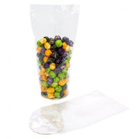 Plastic Bags round Bottom 8.3x25.4cm 40 micron with paper insert