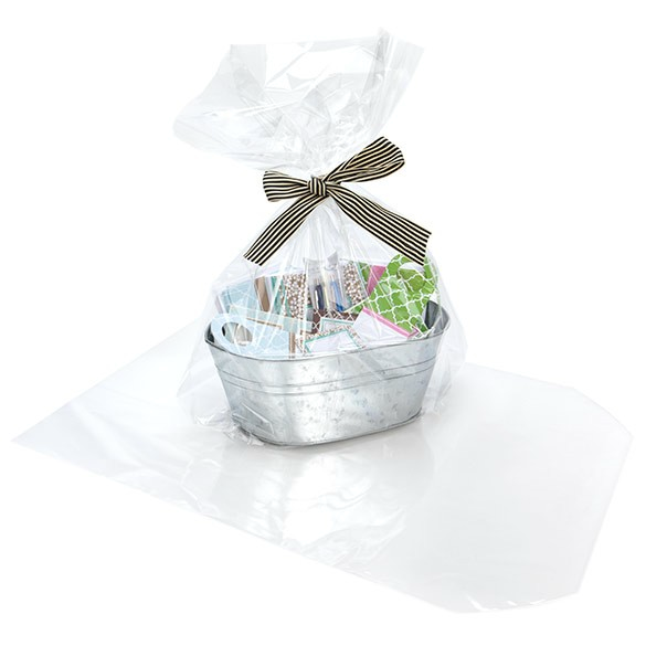 Plastikbeutel mit runde Boden für Körben 45,7x61cm (100 Stück) [RB1824]