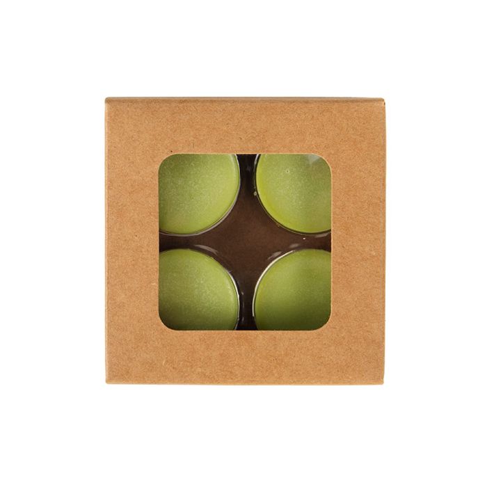 Schachteln Kraft für handgemachte Süßigkeiten, Runde Einsatz 7x2.1x6.8 cm (25 Stück) [CNDYR277]