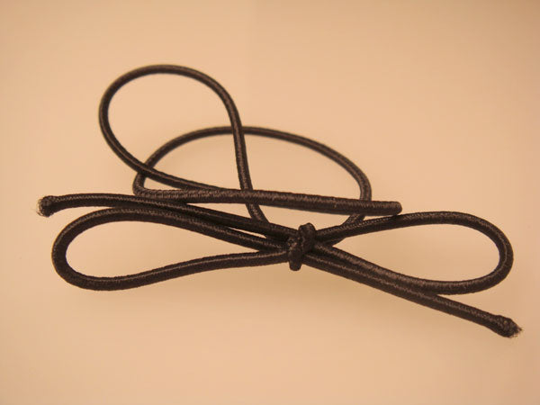 Dekogummi Schwarz - 25.5cm (50 Stück) [10SB]